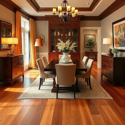 Elegant dining space
