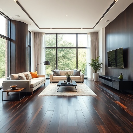 Luxury hardwood flooring